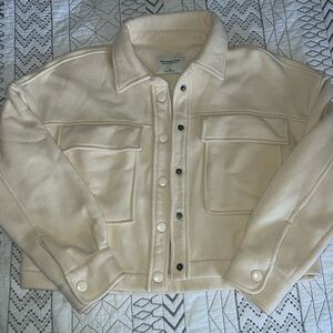 A&F crop jacket